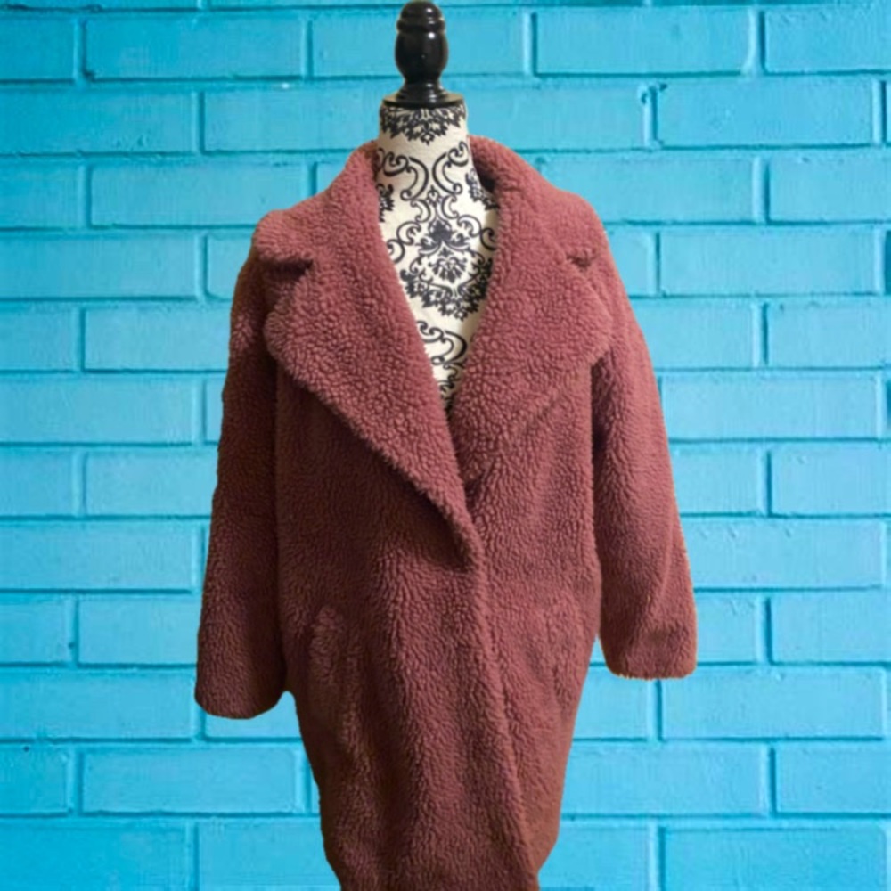 Abercrombie faux fur style fall jacket